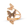 Thumbnail Image 1 of Le Vian Diamond Butterfly Ring 1/2 ct tw 14K Strawberry Gold