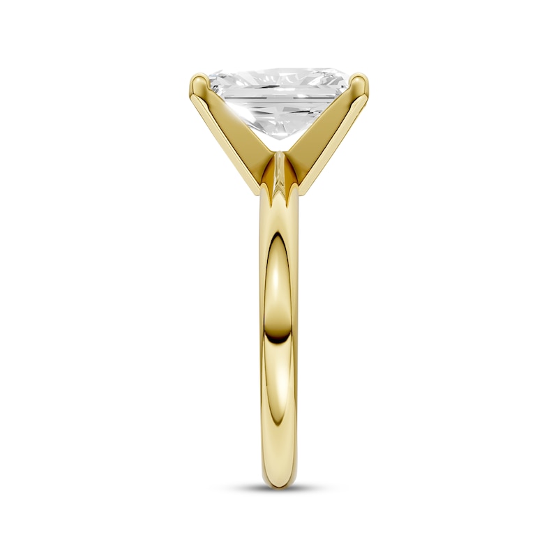 Main Image 3 of Now + Forever Lab-Grown Diamonds Radiant-Cut Solitaire Engagement Ring 2-1/2 ct tw 14K Yellow Gold (F/SI2)