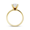 Thumbnail Image 4 of Now + Forever Lab-Grown Diamonds Radiant-Cut Solitaire Engagement Ring 2-1/2 ct tw 14K Yellow Gold (F/SI2)