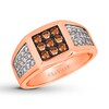 Thumbnail Image 1 of Le Vian Men's Chocolate Diamond Band 7/8 ct tw 14K Strawberry Gold