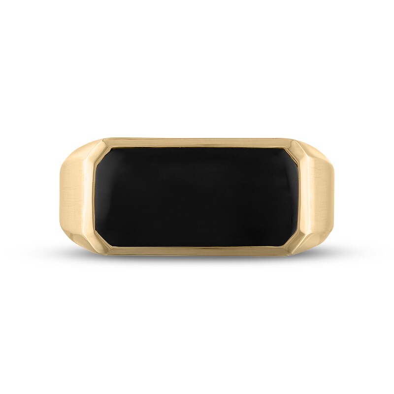 Rectangle Onyx Signet Ring