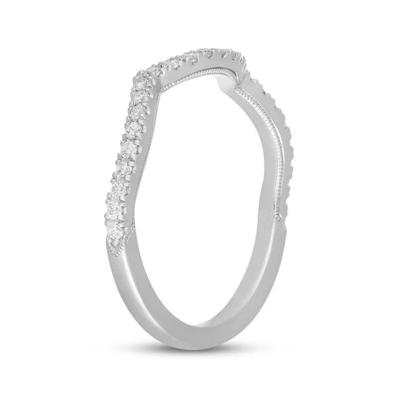Main Image 2 of Neil Lane Diamond Contour Wedding Band 1/4 ct tw 14K White Gold