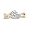 Thumbnail Image 3 of Adore Round-Cut Diamond Bridal Set 1-3/8 ct tw 18K Yellow Gold