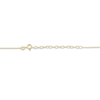 Thumbnail Image 4 of Flower Outline Station Necklace 18K Yellow Gold-Plated Sterling Silver 18"