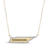 Thumbnail Image 1 of Diamond Tennessee Necklace 1/20 ct tw 24K Yellow Gold Vermeil Sterling Silver 18"