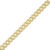 Thumbnail Image 2 of 9.6mm Flat Curb Chain Necklace Solid 10K Yellow Gold 24"