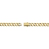 Thumbnail Image 3 of 9.6mm Flat Curb Chain Necklace Solid 10K Yellow Gold 24"