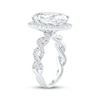 Thumbnail Image 2 of Adore Lab-Grown Diamonds Oval-Cut Halo Engagement Ring 5-3/4 ct tw 14K White Gold