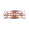 Thumbnail Image 3 of Adore Men's Diamond Wedding Band 1/2 ct tw 10K Two-Tone Gold