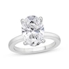 Thumbnail Image 1 of Adore Lab-Grown Diamonds Oval-Cut Solitaire Engagement Ring 4 ct tw 14K White Gold (F/VS2)