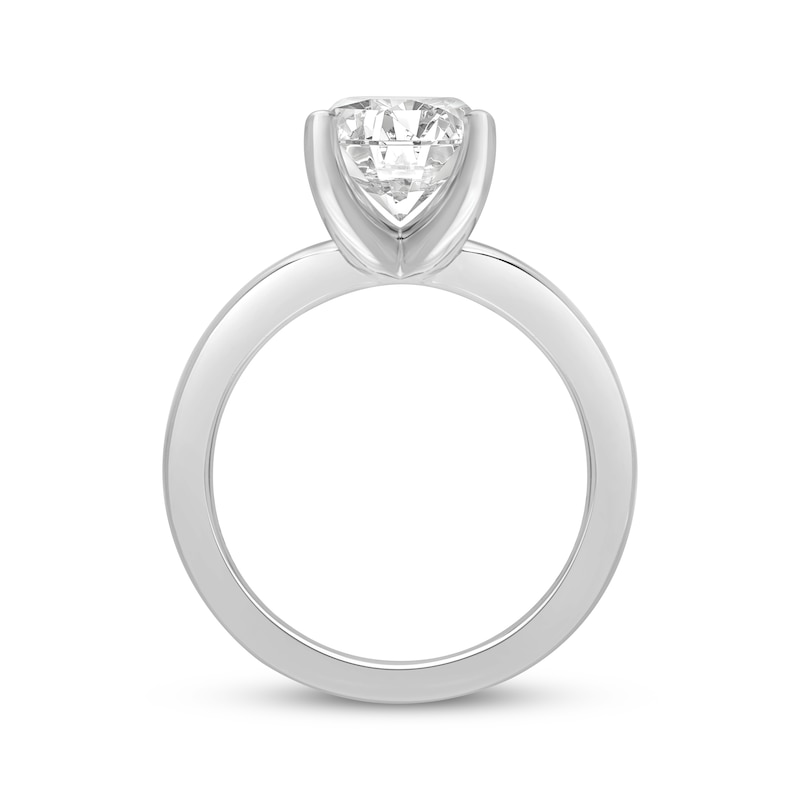 Main Image 2 of Adore Lab-Grown Diamonds Oval-Cut Solitaire Engagement Ring 4 ct tw 14K White Gold (F/VS2)