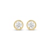 Thumbnail Image 2 of KAY Lab-Grown Diamonds Round-Cut Solitaire Stud Earrings 1/4 ct tw 10K Yellow Gold (F/VS2)