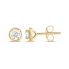 Thumbnail Image 3 of KAY Lab-Grown Diamonds Round-Cut Solitaire Stud Earrings 1/4 ct tw 10K Yellow Gold (F/VS2)