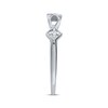 Thumbnail Image 2 of Diamond Trio Stackable Ring 1/15 ct tw Sterling Silver