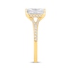 Thumbnail Image 2 of Adore Lab-Grown Diamonds Radiant-Cut Engagement Ring 2-3/4 ct tw 14K Yellow Gold