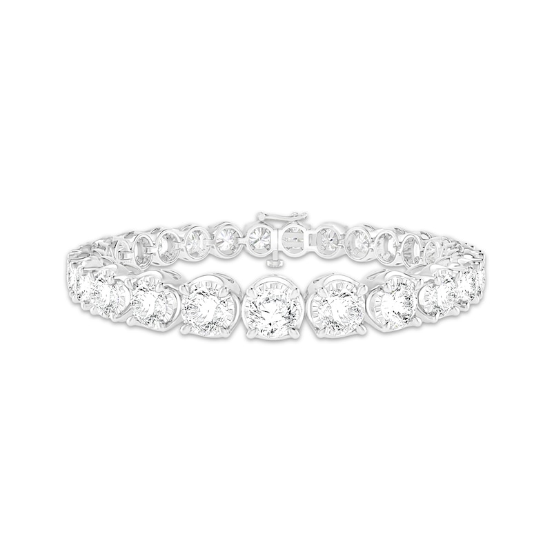 Main Image 1 of KAY Lab-Grown Diamonds Graduated Tennis Bracelet 15 ct tw 10K White Gold 7"