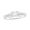 Thumbnail Image 1 of Adore Round-Cut Diamond Engagement Ring 1/4 ct tw 10K White Gold