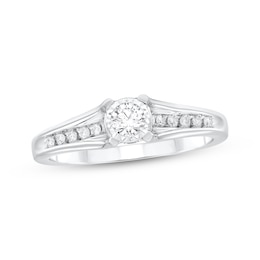 Adore Round-Cut Diamond Engagement Ring 1/4 ct tw 10K White Gold