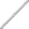 Thumbnail Image 3 of Men's Diamond Hexagon Station Bracelet 1/4 ct tw Sterling Silver 8"