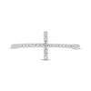 Thumbnail Image 3 of Diamond Cross Stacking Ring 1/8 ct tw Sterling Silver