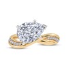 Thumbnail Image 4 of Adore Lab-Grown Diamonds Pear-Shaped Engagement Ring 2-1/8 ct tw 14K Yellow Gold
