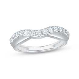 Adore Lab-Grown Diamonds Contour Anniversary Ring 1/2 ct tw 14K White Gold