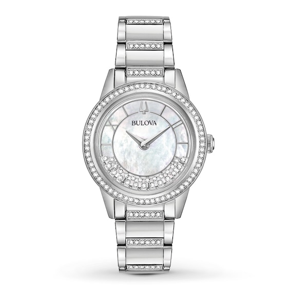 Bulova Women's Crystals TurnStyle Watch 96L257