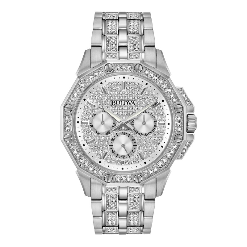 Bulova Octava Crystal Men's Chronograph Watch 96C134