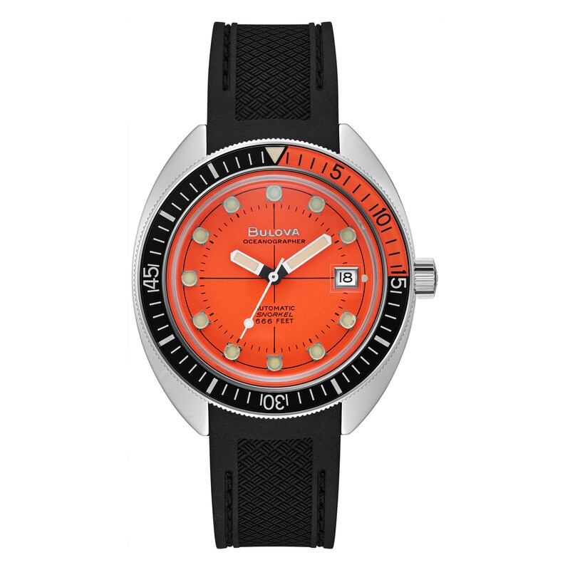 Main Image 1 of Bulova Oceanographer Men's Strap Watch 96B350