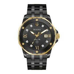 Bulova Marine Star &quot;A&quot; 3H Diamond Men's Watch 98D176
