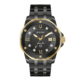 Bulova Marine Star "A" 3H Diamond Men's Watch 98D176