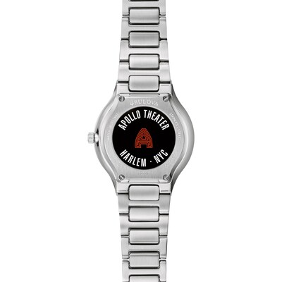 Bulova Women\'s Watch 96L309 Apollo Theater Quartz Black Dial Silver Steel 32mm Amazon.com: Bulova Special Edition Apollo Theater Quartz  main image 4
