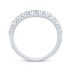 Thumbnail Image 3 of Adore Lab-Grown Diamond Chevron Anniversary Ring 1 ct tw 14K White Gold