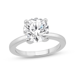 Adore Lab-Grown Diamonds Round-Cut Solitaire Engagement Ring 3 ct tw 14K White Gold (F/VS2)