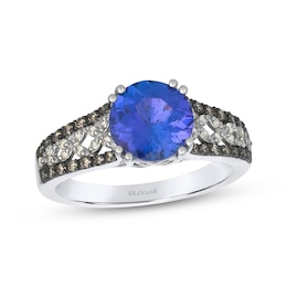 Le Vian Tanzanite Ring 1/4 ct tw Diamonds 14K Vanilla Gold