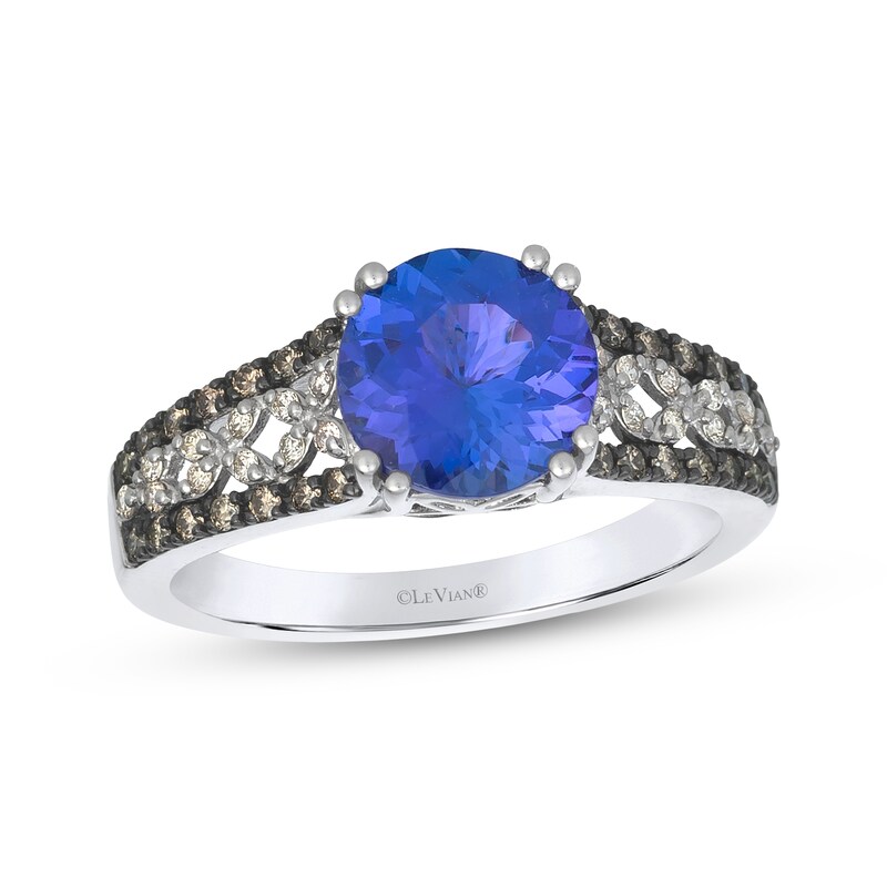 Main Image 1 of Le Vian Tanzanite Ring 1/4 ct tw Diamonds 14K Vanilla Gold