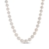 Thumbnail Image 1 of Cultured Pearl Strand Necklace 9-11mm 14K Yellow Gold 18"