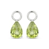 Thumbnail Image 2 of Pear-Shaped Peridot Earring Charms Sterling Silver