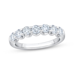 Adore Lab-Grown Diamonds Seven-Stone Anniversary Ring 1 ct tw 14K White Gold