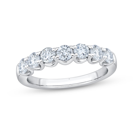 Adore Lab-Grown Diamonds Seven-Stone Anniversary Ring 1 ct tw 14K White Gold