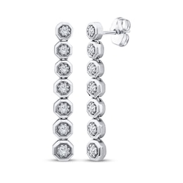 KAY Lab-Grown Diamonds Drop Earrings 1/3 ct tw Sterling Silver