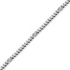 Thumbnail Image 2 of Men's Diamond Cross Station Necklace 3/4 ct tw Sterling Silver 24"