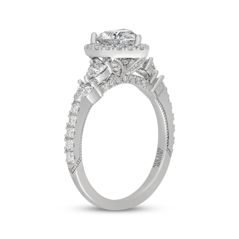 Main Image 2 of Neil Lane Artistry Heritage Heart-Shaped Lab-Grown Diamond Engagement Ring 1-7/8 ct tw 14K White Gold