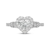 Thumbnail Image 3 of Neil Lane Artistry Heritage Heart-Shaped Lab-Grown Diamond Engagement Ring 1-7/8 ct tw 14K White Gold