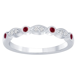 Family & Mother's Stackable Birthstone Band