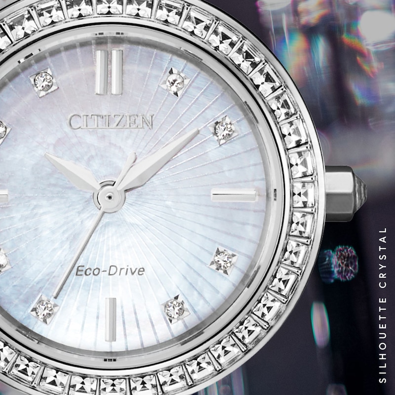 Main Image 4 of Citizen Silhouette Crystal Ladies' Watch EM0860-51D