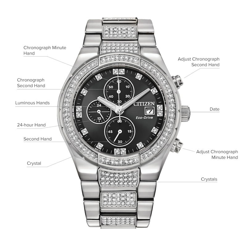 Main Image 3 of Citizen Crystal Men's Watch CA0750-53E