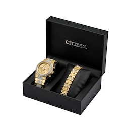 Citizen Chrono Dress Classic Men's Watch Gift Set CA0752-66P