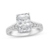 Thumbnail Image 1 of Adore Radiant-Cut Lab-Grown Diamond Engagement Ring 3-1/2 ct tw 14K White Gold