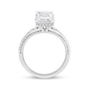 Thumbnail Image 3 of Adore Radiant-Cut Lab-Grown Diamond Engagement Ring 3-1/2 ct tw 14K White Gold